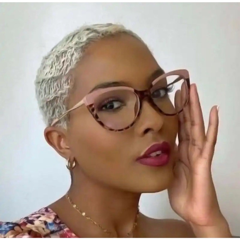 Women Anti Blue Glasses Classic Cat Eye Modeling Anti Glare Glasses Eye Protect